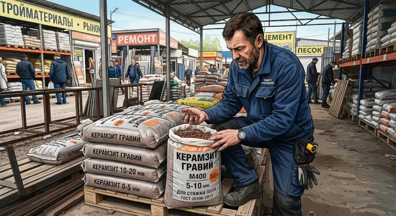 Керамзит для стяжки пола: какой нужен и как рассчитать количество