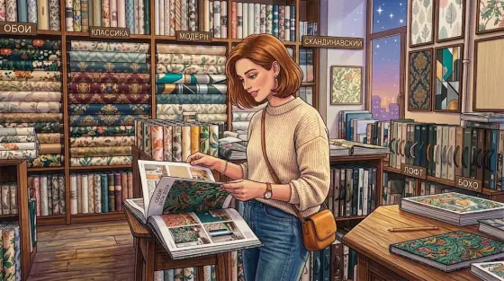 Сочетание цветов обоев в интерьере: как подобрать палитру под мебель, пол и шторы